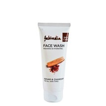 Fabindia Kesar (Saffron) &amp; Chandan Face Wash 120ml Body detox cleanse skin AUD - £19.24 GBP