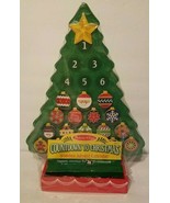 Melissa &amp; Doug Countdown to Christmas Wooden Advent Calendar Magnetic Tr... - £12.63 GBP