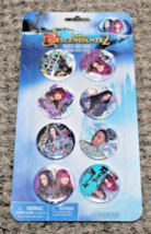 Disney Decendants 2 Party Buttons 8 Pieces Birthday Amscan Designware - £6.80 GBP