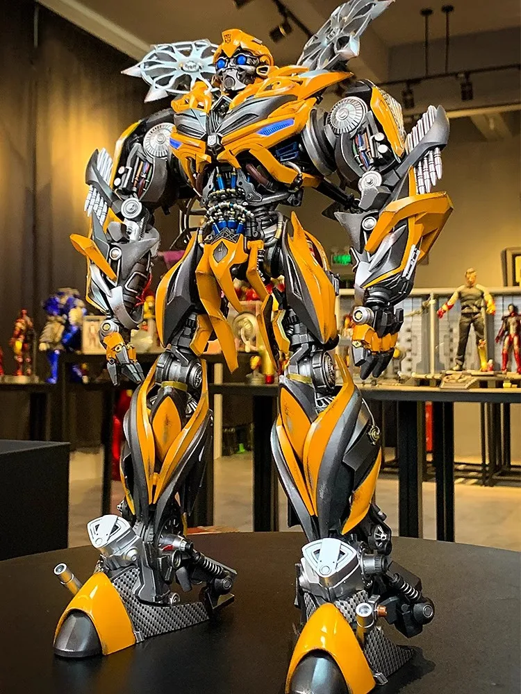 Transformers 1/18 Bumblebee Alloy Figure Joint Movable Robot Double-Headed Eagle - £383.19 GBP+