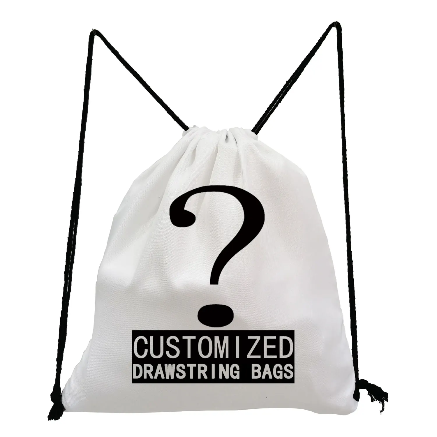 Play Personal Customize Women Drawstring Bag Child Backpack With Print Logo Cust - £23.45 GBP