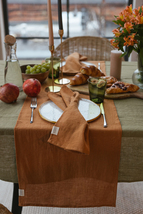 Cinnamon linen table runner - £20.45 GBP+