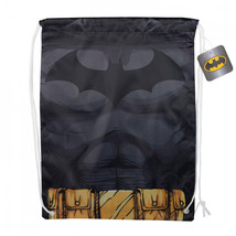 Batman Cosplay Cinch Tote Bag Grey - £8.77 GBP