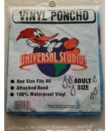 Woody Woodpecker Universal Studios Adult Size Vinyl Poncho New Sealed Vi... - £15.68 GBP