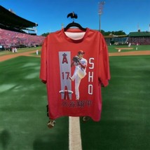 Shohei Ohtani #17 MLB Angels Promotion Gung-ho Men&#39;s Shirt Size XL  - £10.27 GBP