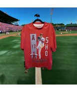 Shohei Ohtani #17 MLB Angels Promotion Gung-ho Men&#39;s Shirt Size XL  - £10.26 GBP