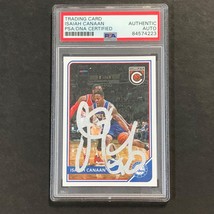 2015-16 Panini Complete #162 Isaiah Canaan Signed Card AUTO PSA Slabbed 76ers - £35.25 GBP