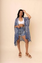 Leto Boho Festival Lightweight Mandala Kimono Size One Size - $33.66