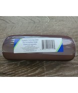 Designer Brown Satin Hard Shell Eyeglasses Hard Case New Sunglasses - $12.12 CAD