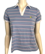 Magnolia Lane Blue, Pink, White  Collared Short Sleeve Masters Golf Shir... - $28.49