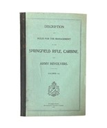 1898 Springfield Rifle Rules Carbine Revolvers Spanish American War Obso... - $189.15 CAD
