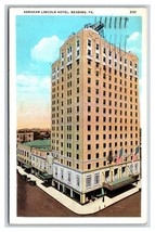 Abraham Lincoln Hotel Reading Pennsylvania PA WB Postcard N20 - £1.52 GBP