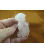 (Y-DOG-LA-733) Pink LABRADOR Dog carving FIGURINE gemstone dogs DALMATIA... - $23.96 CAD