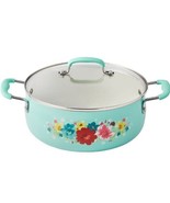 Pioneer Woman ~ BREEZY BLOSSOM ~ Nonstick ~ 5 Quart ~ Dutch Oven with Lid - $54.70 CAD