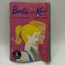 Vintage Barbie &amp; Ken Wardrobe Fashion Booklet 1961 Pink Catalog - $6.92