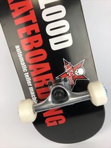 ATM Click Skateboard Complete 8&quot; Give Blood w Black Smith Trucks 52mm AT... - $89.99