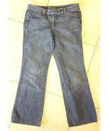 ANN TAYLOR Denim Blue Jeans-Lindsay Waist-Size 6 Petite-Zip Fly-Womens - €10,75 EUR