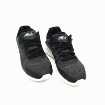 Fila Womens 6 Memory Finity Shoe Foam Gray Black Running Training Sports Sneaker - £15.69 GBP