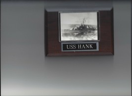 USS HANK PLAQUE DD-702 NAVY US USA MILITARY SUMNER CLASS DESTROYER - $3.95