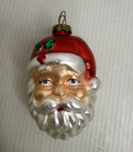 SANTA CLAUS BLOWN GLASS CHRISTMAS ORNAMENT - €9,75 EUR