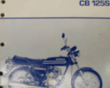 1985 Honda CB125S CB 125S Service Shop Repair Manual OEM MS4418511 - $24.99