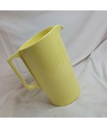 Watertown Lifetime Ware 1 Quart Melamine Pitcher Yellow USA Farmhouse MCM - $13.96