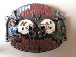 1994 Corn Huskers National Champion Belt Buckle - £20.74 GBP