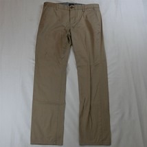 VINCE 33 x 30 Khaki Straight Chino Pants - £26.56 GBP