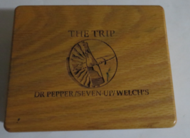 DR PEPPER SEVEN UP WELCHES THE TRIP WOOD BOX 7 x 6 x 3 inches - £7.06 GBP