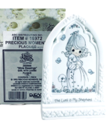 1993 Enesco Precious Moments PLAQUE - GIRL WITH LAMBS - 255866 - $9.43 CAD