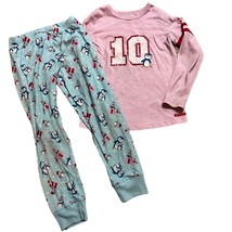 American Girl Penguin Girls Pajamas Sz Medium 7/8 Top/Pants Set - £11.33 GBP