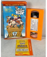 Rugrats in Paris The Movie Orange VHS Tape Clamshell Case Nickelodeon Nick - £8.33 GBP