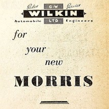 1954 Wilkin Morris Thames Car Dealership Advertisement Automobilia E89G2 - $28.00 CAD