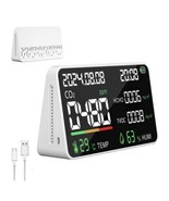 7-in-1 Air Quality Monitor, Indoor Humidity Monitor, Temperature, CO2, T... - $67.85 CAD