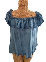 Velvet Heart Blue Blouse Size Small - £10.29 GBP