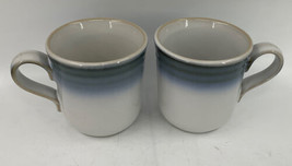 Noritake Stoneware Mug Cup SET SORCERER Coffee 1991 Blue Ombre 3.75&quot; Replacement - £7.72 GBP