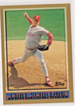 Curt Schilling Philadelphia Phillies Pitcher 1998 Topps Card # 332 Near Mint - $1.44