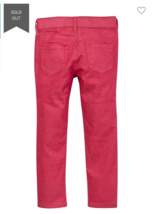 Nwt True Religion $79 Starlet Single End Jeans Skinny Leggings Girl Sz 6 Fuschia - £22.04 GBP