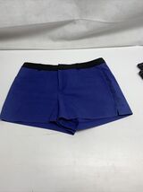 XXI Women's Shorts Stretch Back Zip Indigo Short Shorts Size Medium LG - $6.93