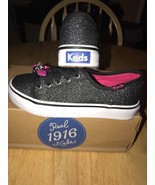 Girls Brand New Black Double Dutch Black Keds Size 11.5M With Box - $380.79 MXN