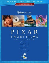 Pixar Short Films Collection Vol. 3 Blu Ray Dvd And Digital With Slip Cover New - £7.88 GBP