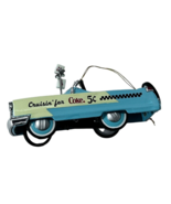 Coca-Cola Ornament Christmas Coke Pedal Cruiser Die-Cast Car Collector E... - $32.50 CAD