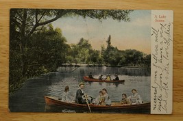 Vintage Postcard California Reider 3075 Row Boat Lake Scene - £10.11 GBP