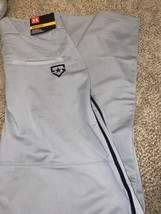 Under Armour Heater Baseball Pants Gray black Piped Sz Small  NWT Men relaxed - $29.00
