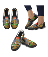 Dogs Playing Poker Art Slip-on Canvas Women&#39;s Shoes US Size 6-12 - $67.91 CAD