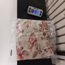 Eddie Bauer Women's Beige Floral Cotton A-Line Skirt Size 14 image 8