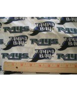 TAMPA BAY RAYS MLB COTTON FABRIC 1/2 YARD X 57&quot; for Mask FREE SHIP Retir... - £13.54 GBP