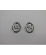 Double Circle Cubic Zirconia Earrings, Sterling Silver - $35.95