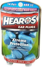 Hearos Xtreme Protection Series Ear Plugs Highest NRR ,14 Pairs - £13.53 GBP