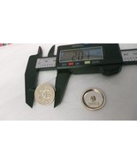 Chanel Button 21 mm gold tone stamped - $20.51 CAD